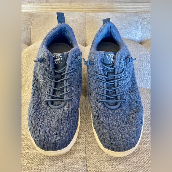 Woolloomooloo Women’s Size 38 Denim Cooma Merino Wool Sneaker - Picture 1 of 7